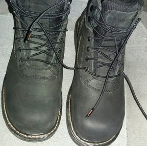 Steel toe boots