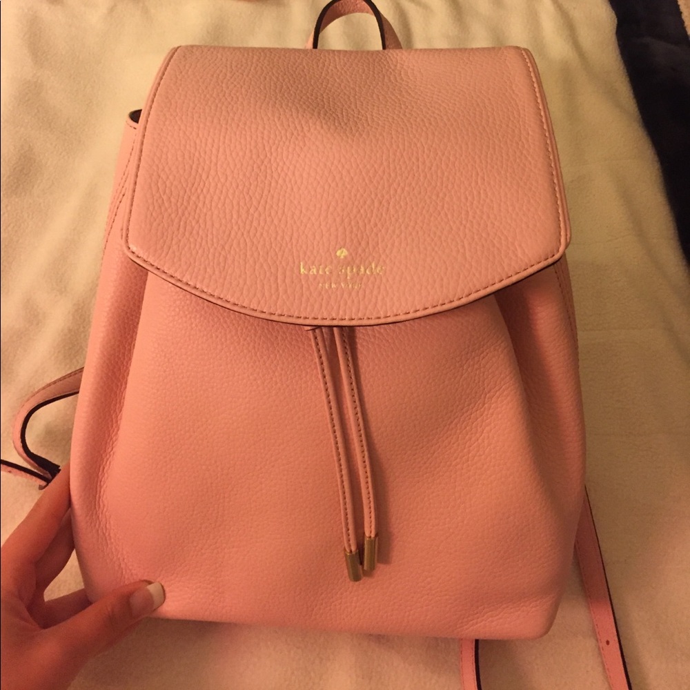 Kate spade baby pink back pack new with Tags!