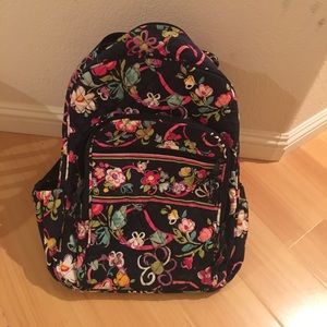 Vera Bradley Campus Backpack in Ribbons