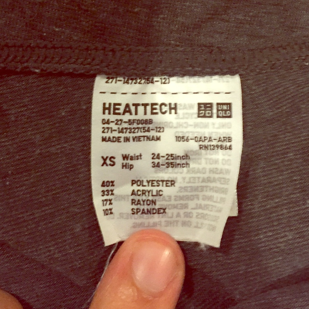 U N I Q L O - HeatTech - Leggings