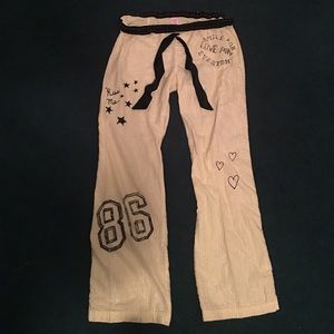 Pink Victoria's Secret pajama pant