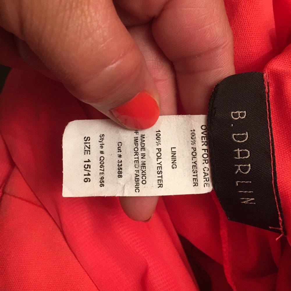 Super cute salmon night out dress - Picture 7 of 7