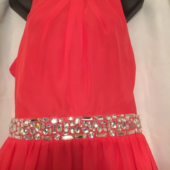 Super cute salmon night out dress - Picture 3 of 7