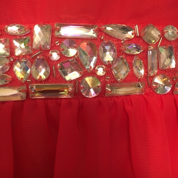 Super cute salmon night out dress - Picture 4 of 7