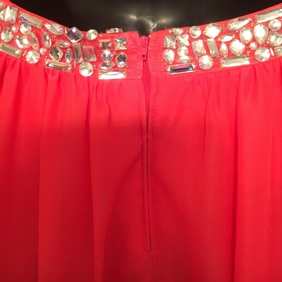 Super cute salmon night out dress - Picture 6 of 7