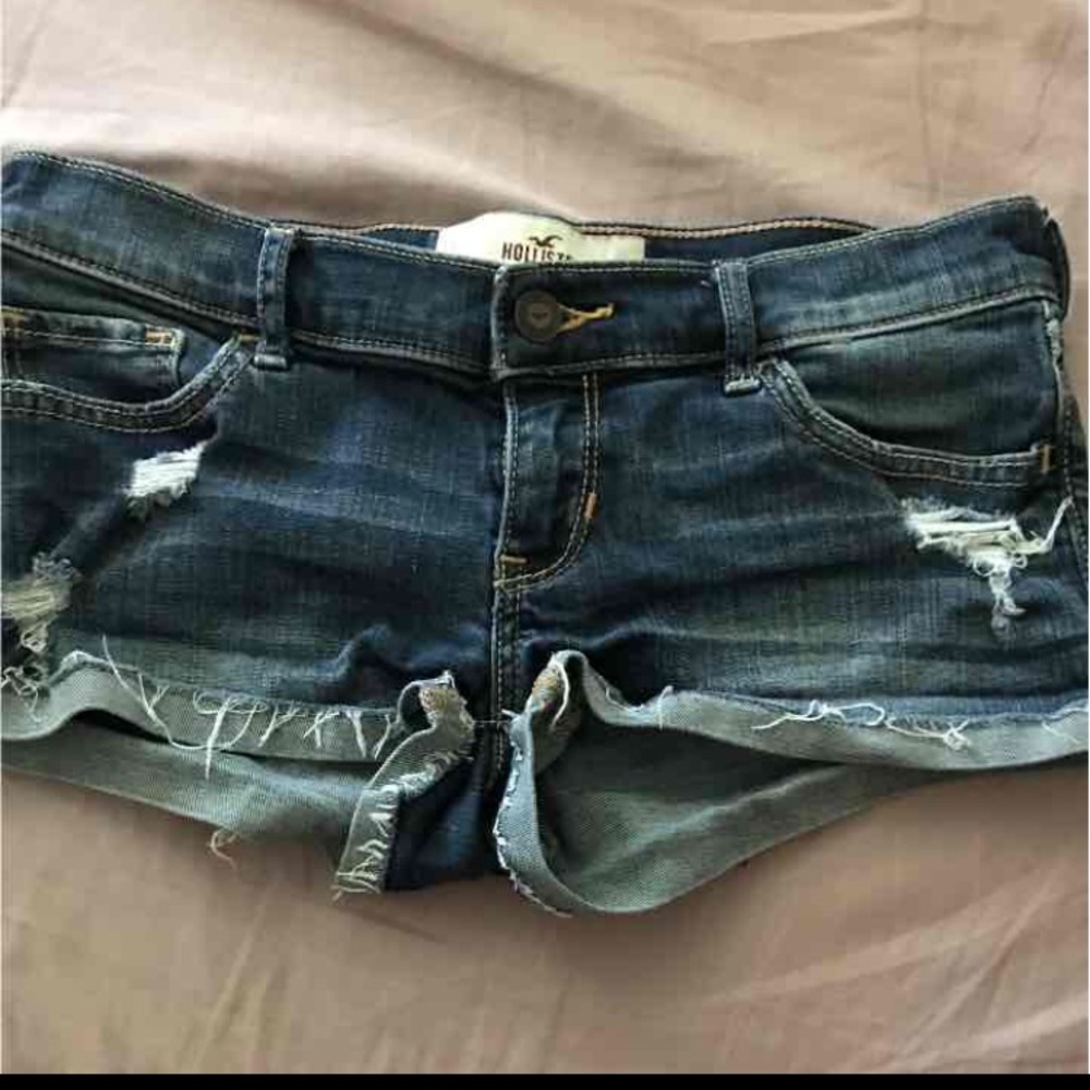 Hollister denim shorts size 1