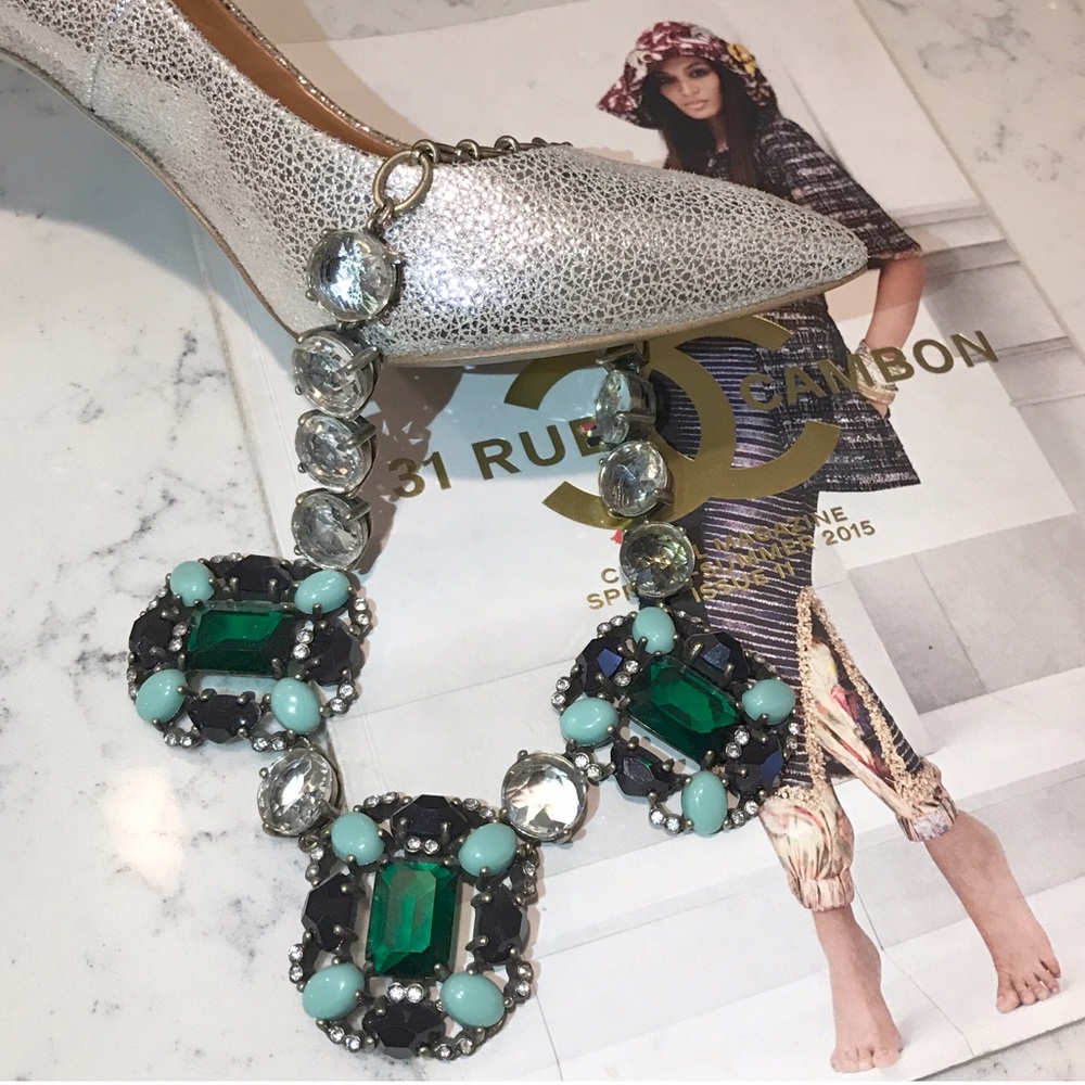 J. Crew Grand Stone Necklace