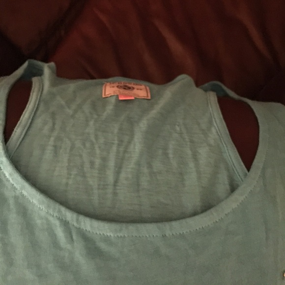 PINK VS Large razorback with rhinestones tank. - Picture 3 of 4