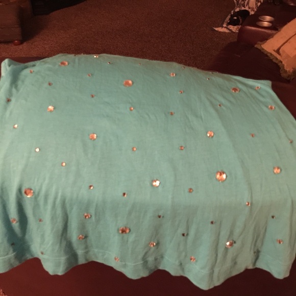 PINK VS Large razorback with rhinestones tank. - Picture 4 of 4