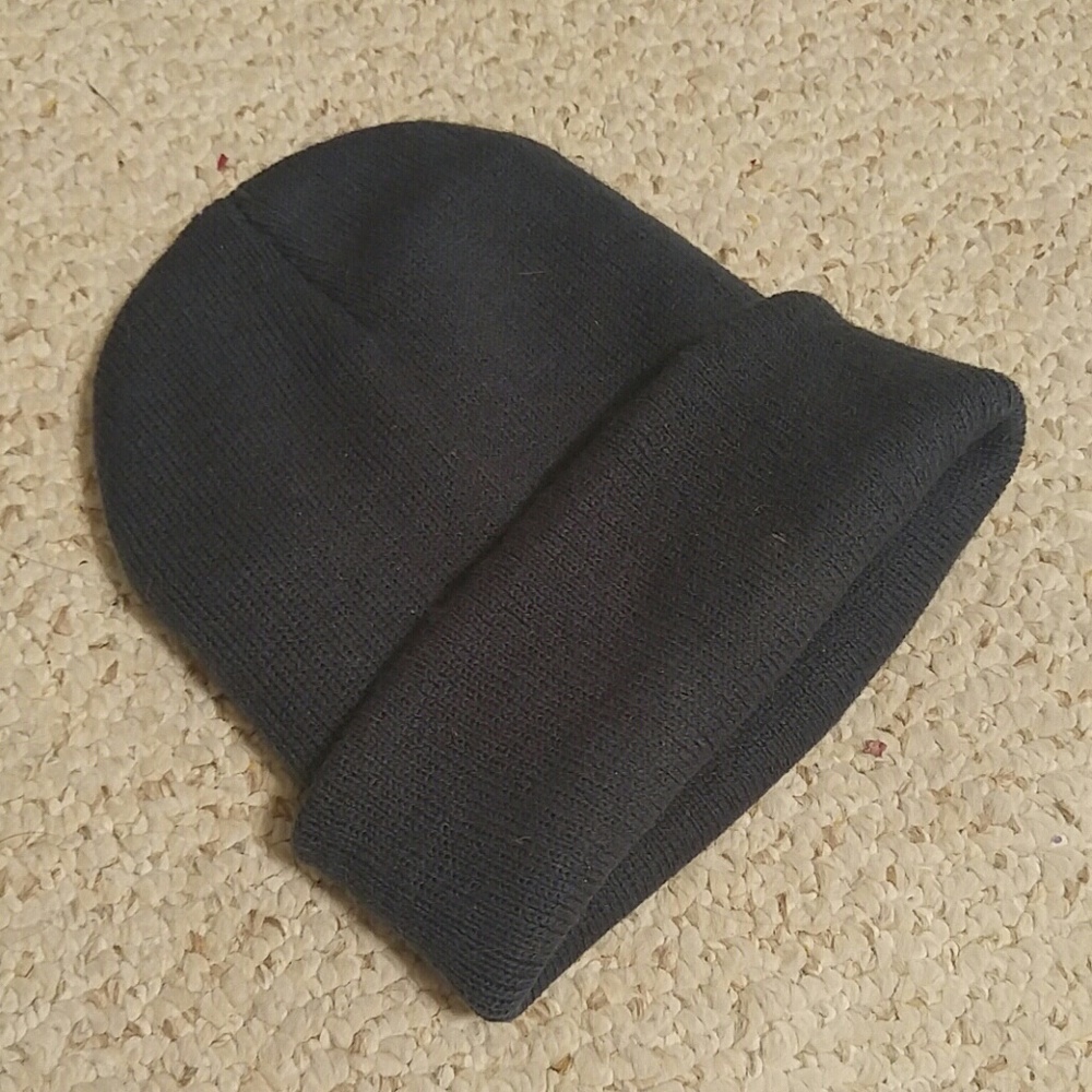 Blue Knit Beanie