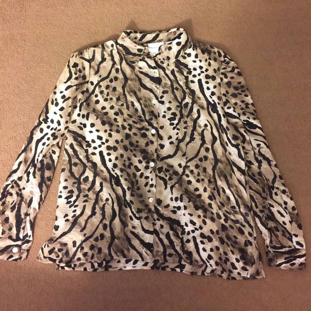 Alfred Dunner Button Up Size 8