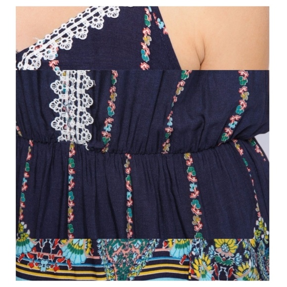 FINAL 🎈REDUCED 🎈  Colorful Print Romper NWT - Picture 4 of 6