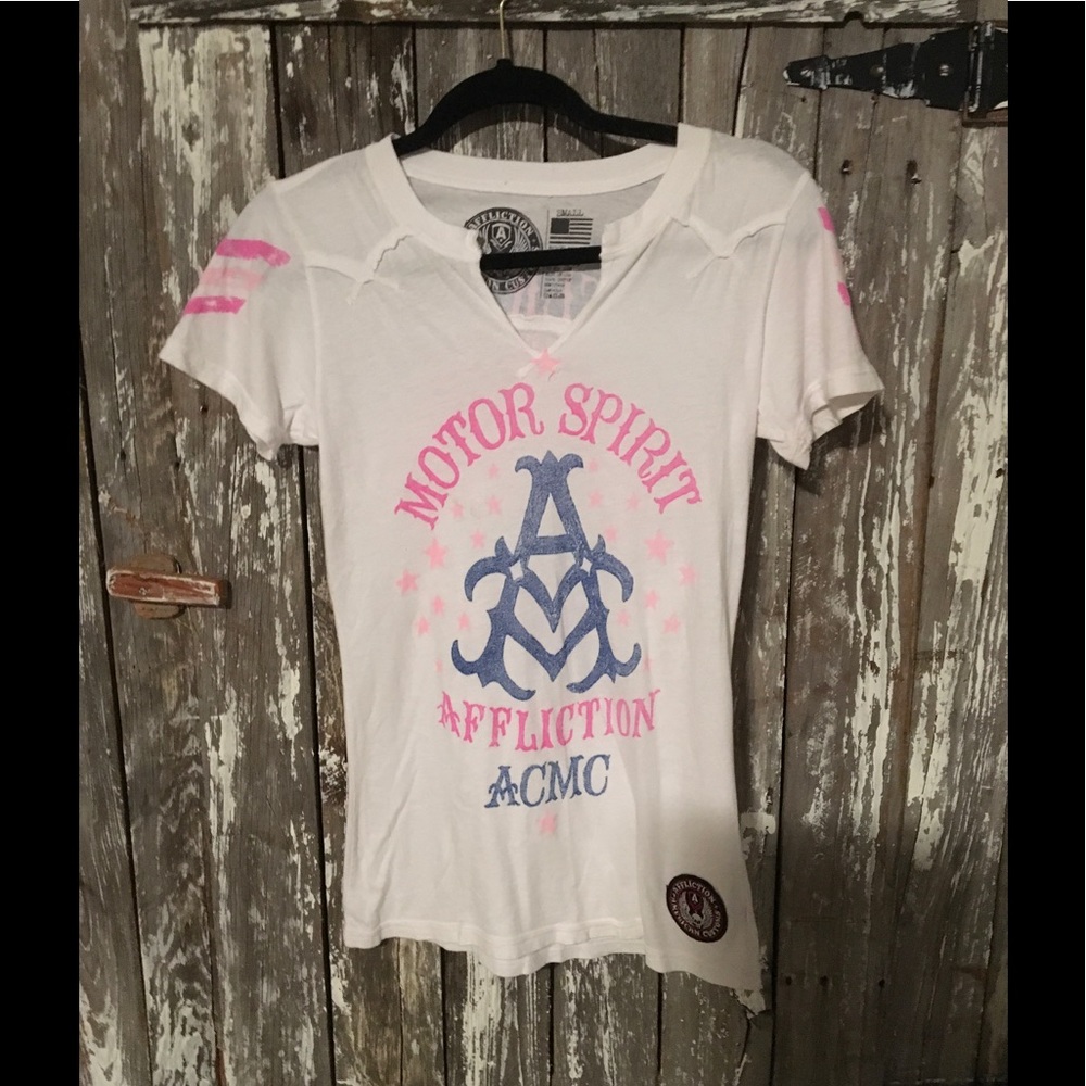 AFFLICTION White Tshirt