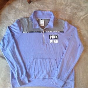 Victoria's Secret Periwinkle Quarter Zip Sweater