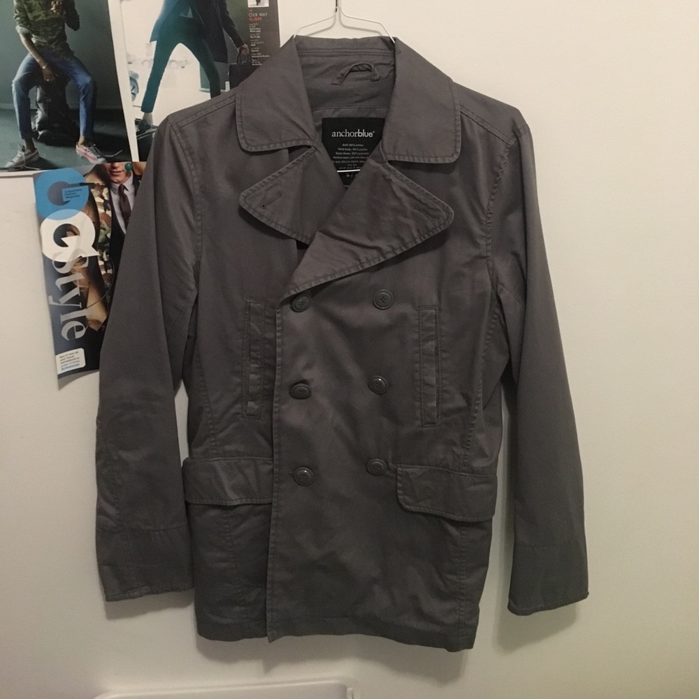Anchorblue - Grey Trenchcoat (Sz S, fits like M)