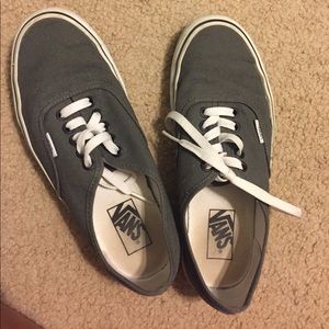AUTHENTIC gray vans