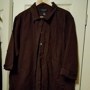 100% Linen button down Shirt