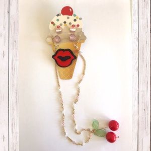🍒Cherry & Cupcakes Necklace Set🍒