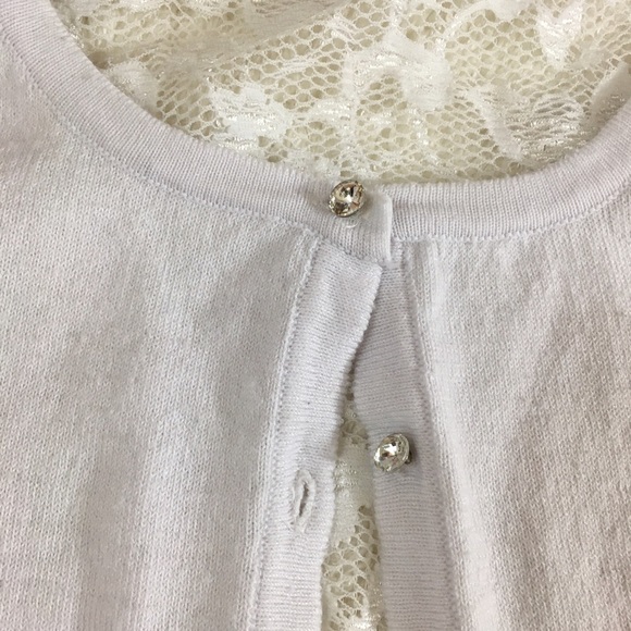 ❌SOLD❌Back lace cardigan - Picture 3 of 5