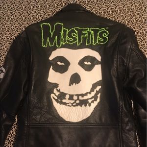 Misfits RARE 100% Leather Jacket