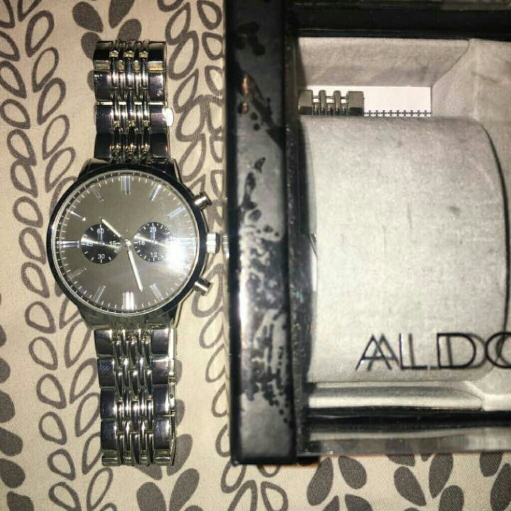 Mens grey aldo watch