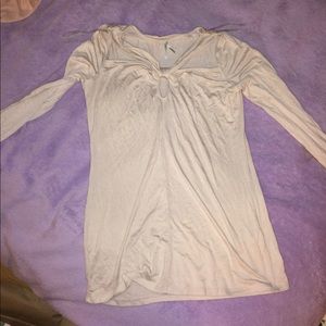 Solemio blouse with cut outs