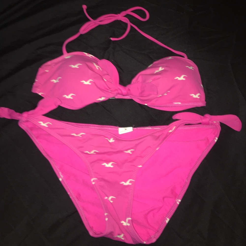 Pink swimsuit