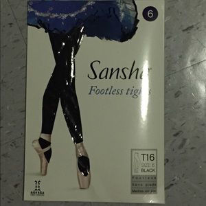 Black Sansha Footless Tights
