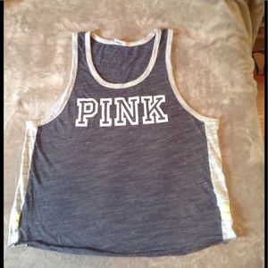 Victoria's Secret Pink Gray Racerback