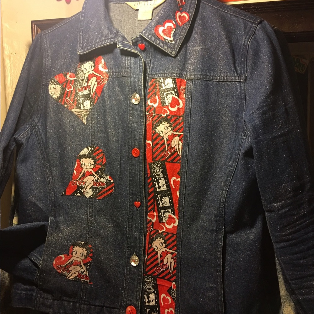 Betty Boop Denim Jacket one of a kind