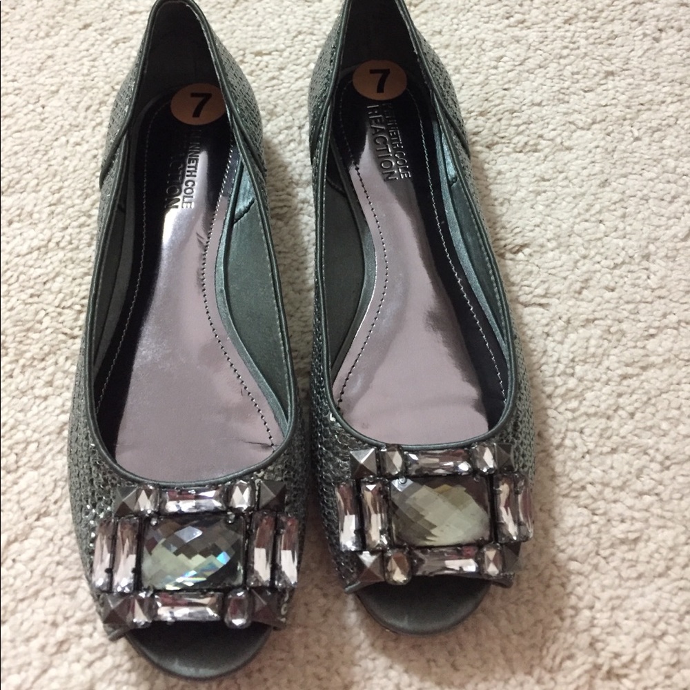 Kenneth Cole sparkly flat