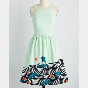Modcloth Mine All Design dress, L