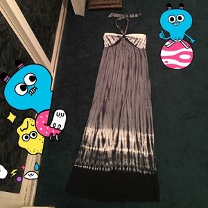 Uluwatu tie dye maxi dress
