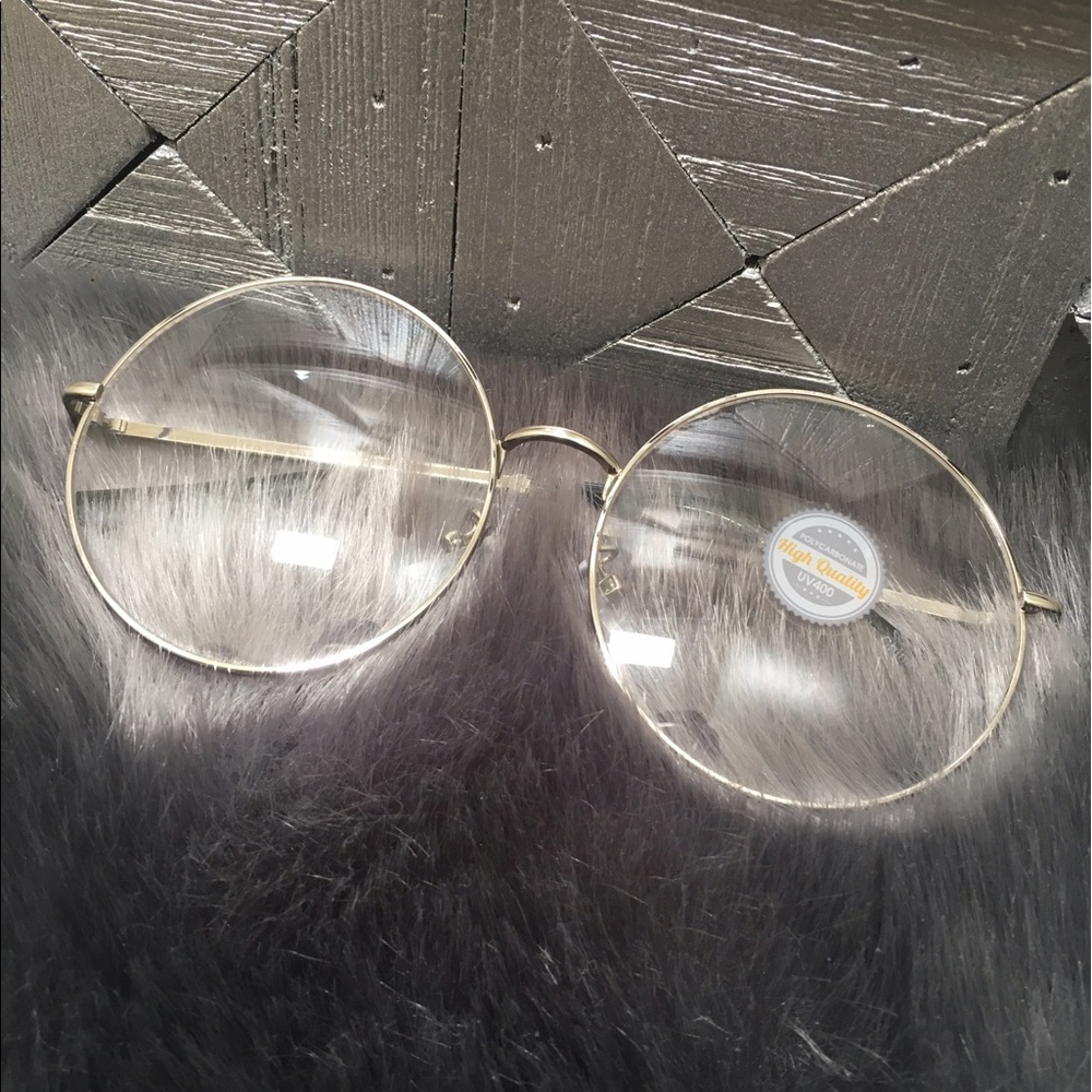 1 Pair of XL Oversized Round Lens Glasses