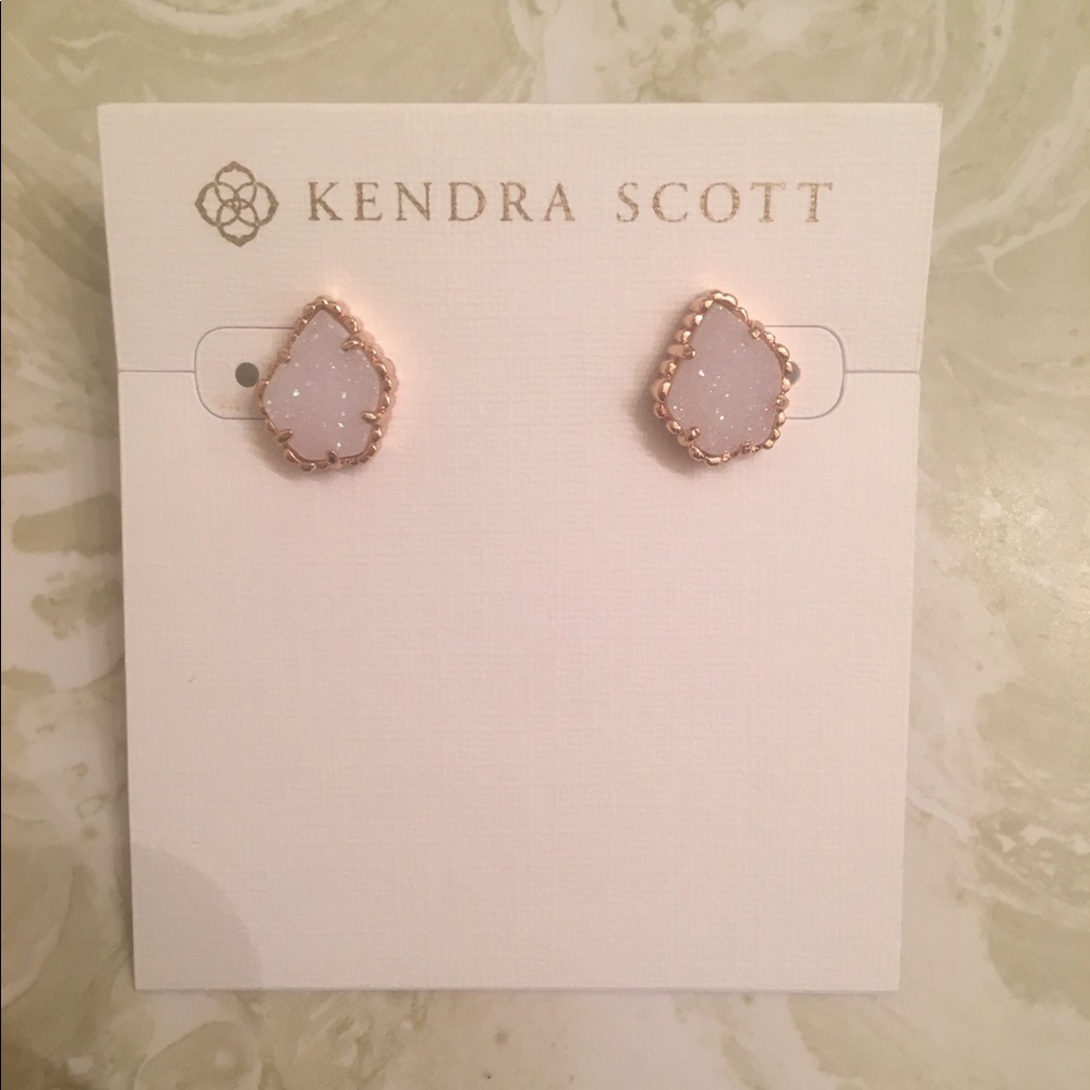 SOLD Tessa Druzy Earrings - Picture 2 of 3