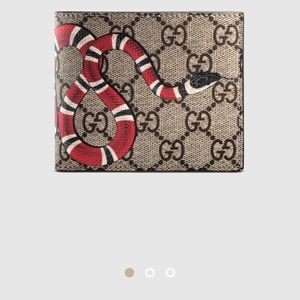 Gucci Snake Print wallet
