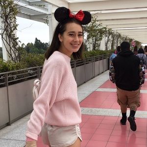 Pink American apparel looking sweater