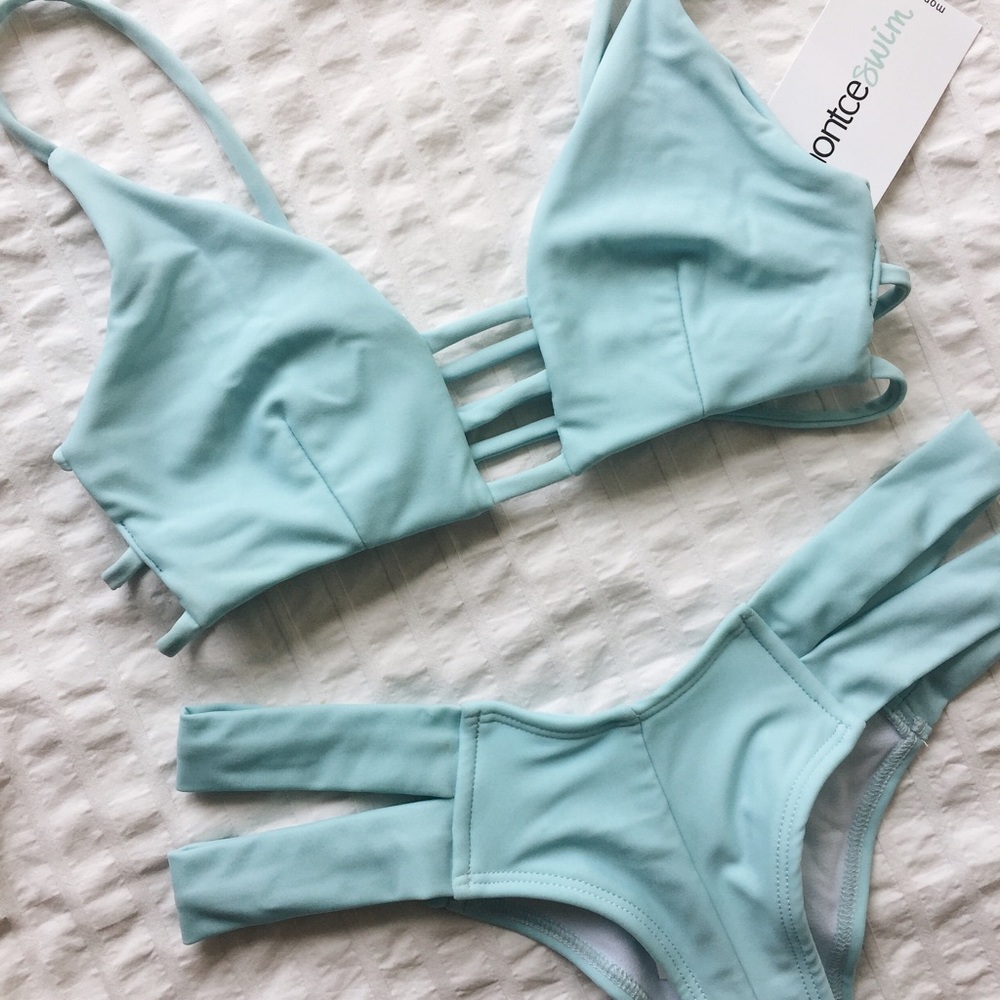 MONTCE Baby Blue Bikini Set, S