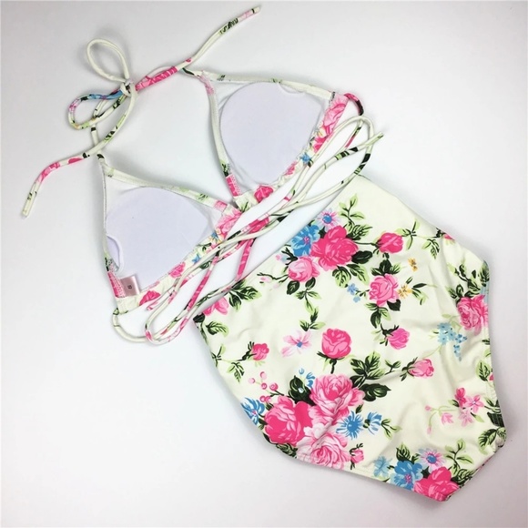 🚨Last Medium!🚨Floral Printed High Waist Bikini - Picture 5 of 5