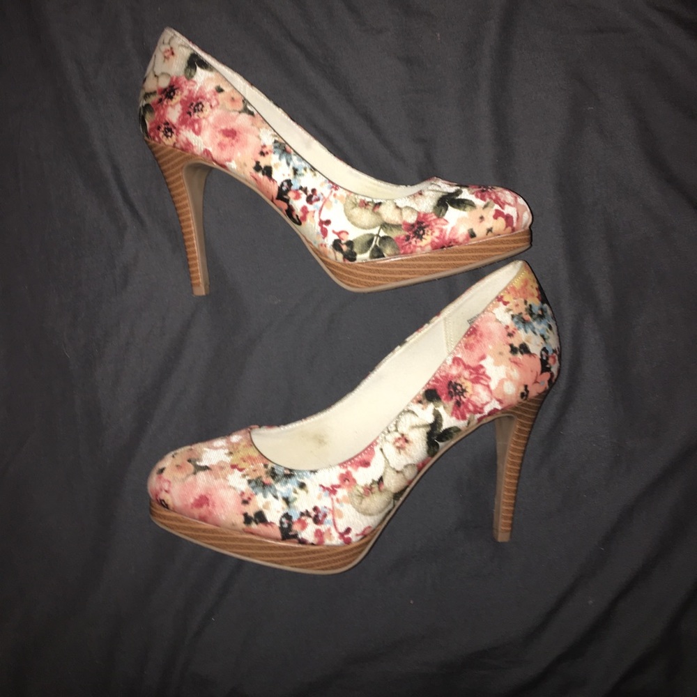 Floral heels