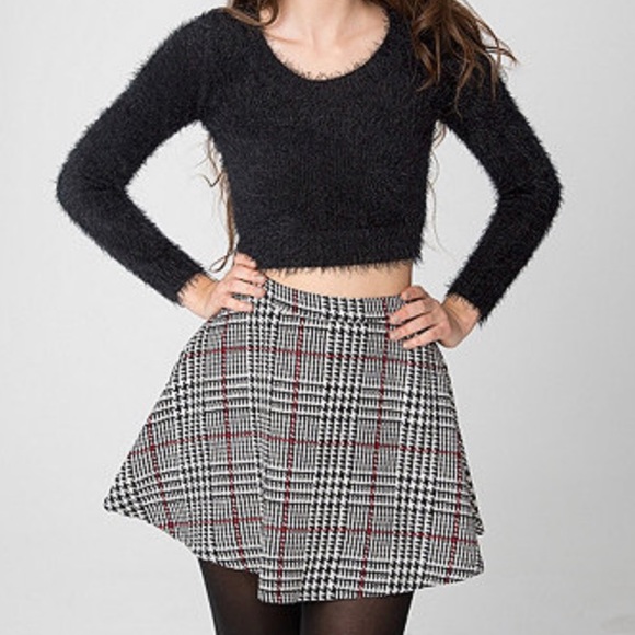 American Apparel Dresses & Skirts - American Apparel Check Circle Herringbone Skirt