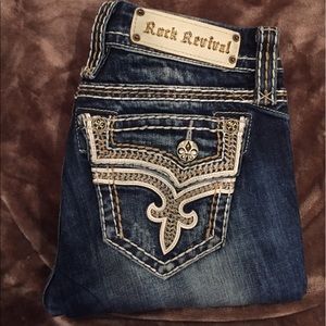 Rock revival skinny jeans