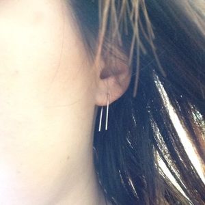 🆕 Punk Silver Retro Earrings!!