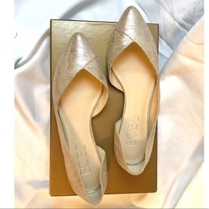 BCBG Paris Annya Metallic Flat - Size 7.5