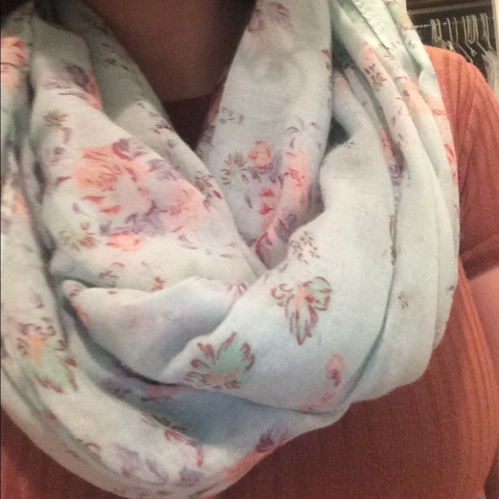 Floral Infinity Scarf