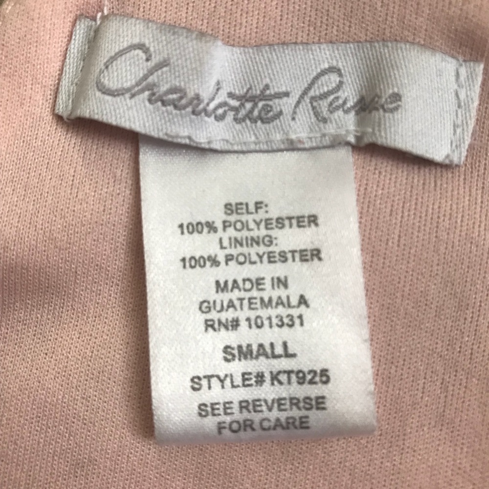 Sexy pale pink lace sleeveless top - Picture 3 of 3
