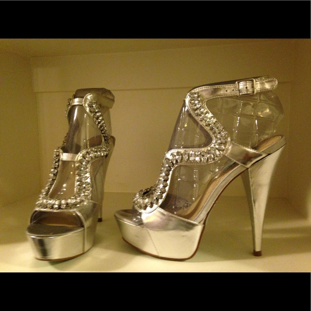 Silver heels