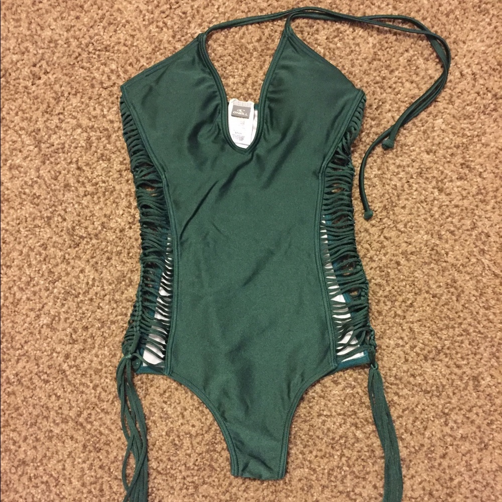 O'Neill Green cheeky Brazilian one piece