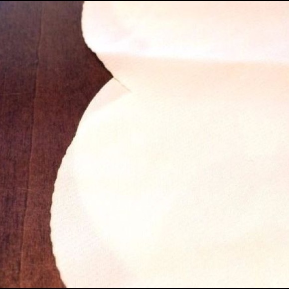 White Scalloped Trim Belted Tie Top D40 - Picture 4 of 4