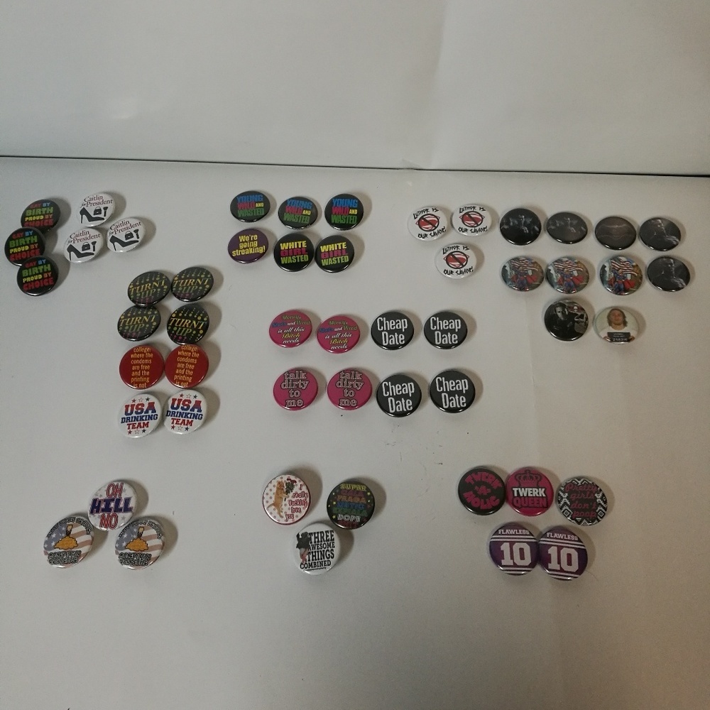 Buttons/ Pins